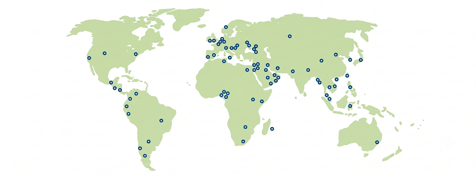 Global Market Presence Map